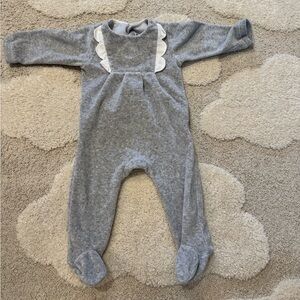 Jacadi Baby Footed Sleeper - Size 6M